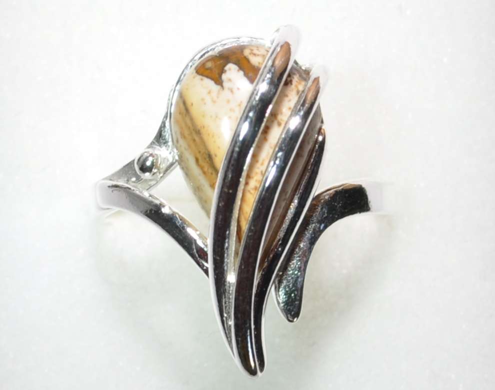 925 Silber   Ring mit Jaspis  Unikat  Exclusive Collection   2012