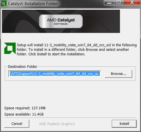 how to uninstall ati catalyst control center windows 7